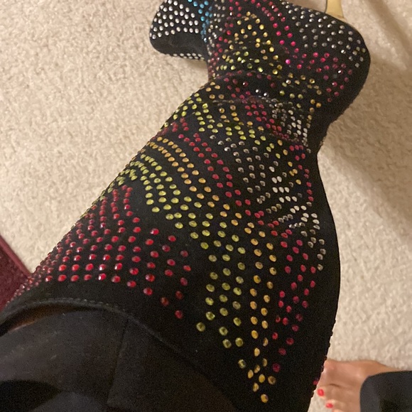 Rhinestone Boots - size 10 - Picture 7 of 8